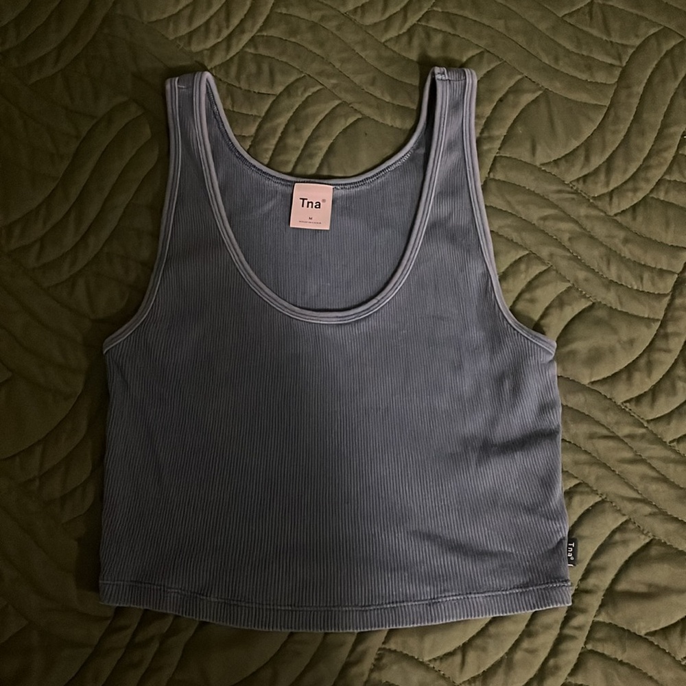 Aritzia Tna Ribbed Cropped Tank